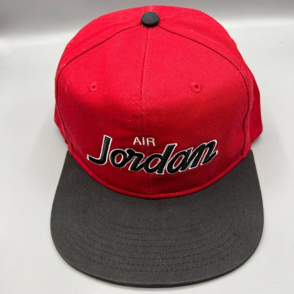 Air Jordan Hat Men Red Black Jumpman Bred Snap Back‎ Cap - Picture 1 of 7